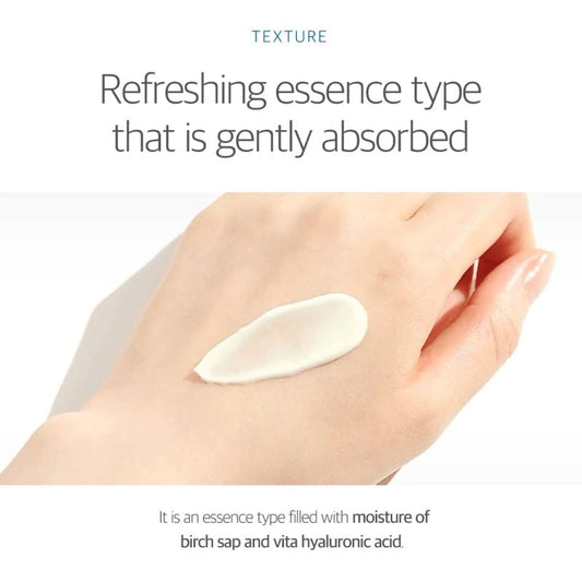 Round Lab Birch Juice Moisturizing Sun Cream SPF50+ 50ml - refreshing essence texture - Korean skincare from 2M Beauty