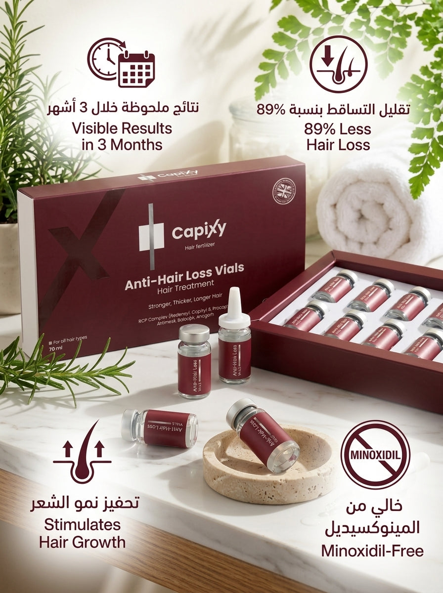 أمبولات كابيكسي لتكثيف الشعر 70 مل
