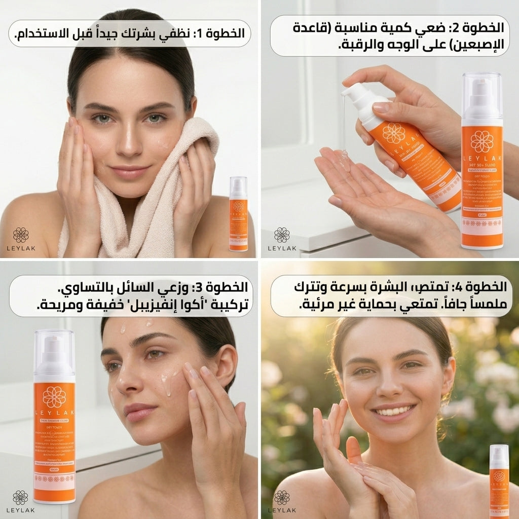 LEYLAK SPF 50+ Fluid Dry Touch 50ml