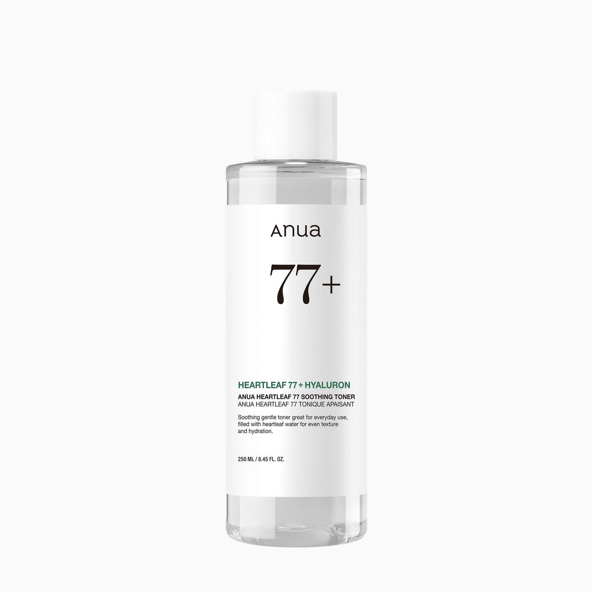 Anua Heartleaf 77% Soothing Toner 250ml - hero bottle - Korean skincare from 2M Beauty