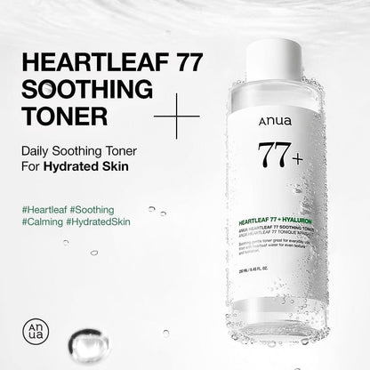Anua Heartleaf 77% Soothing Toner 250ml - daily toner introduction - Korean skincare from 2M Beauty