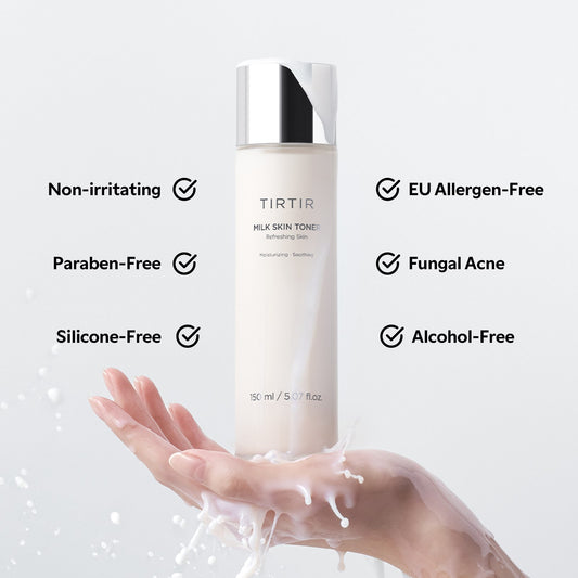 TIRTIR Milk Skin Toner 150ml - toner with water splash benefits - Korean skincare from 2M Beauty