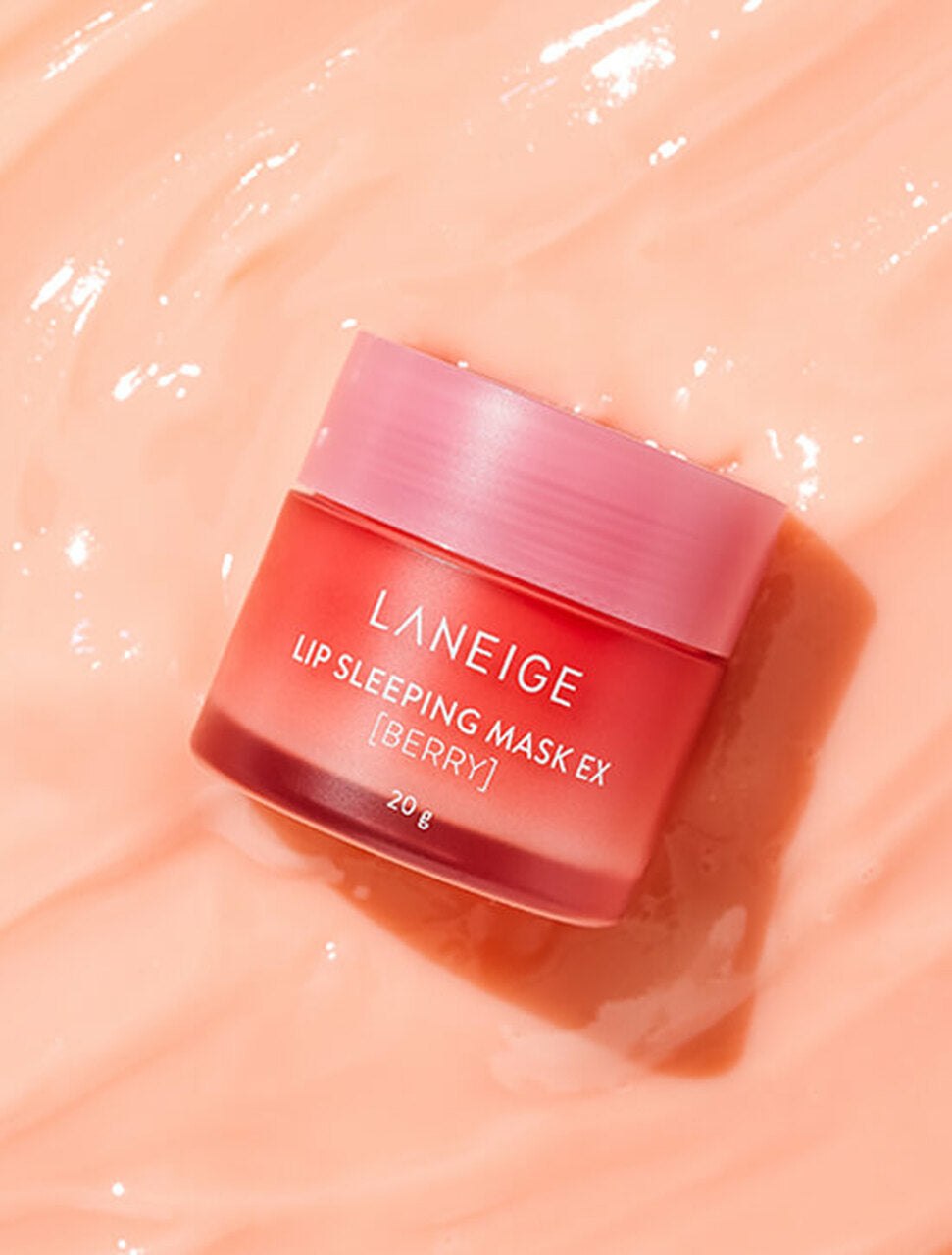 LANEIGE Lip Sleeping Mask EX - swatches and mini jars - Korean skincare from 2M Beauty