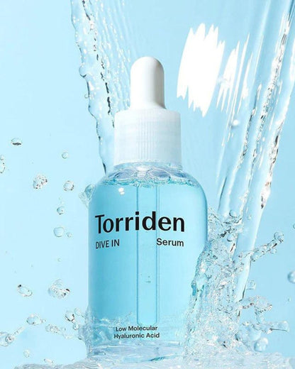 Torriden DIVE-IN Low Molecular Hyaluronic Acid Serum 50ml - hydrating water splash - Korean skincare from 2M Beauty