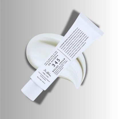 Dr. Althea 345 Relief Cream 50ml - cream tube grey background - Korean skincare from 2M Beauty
