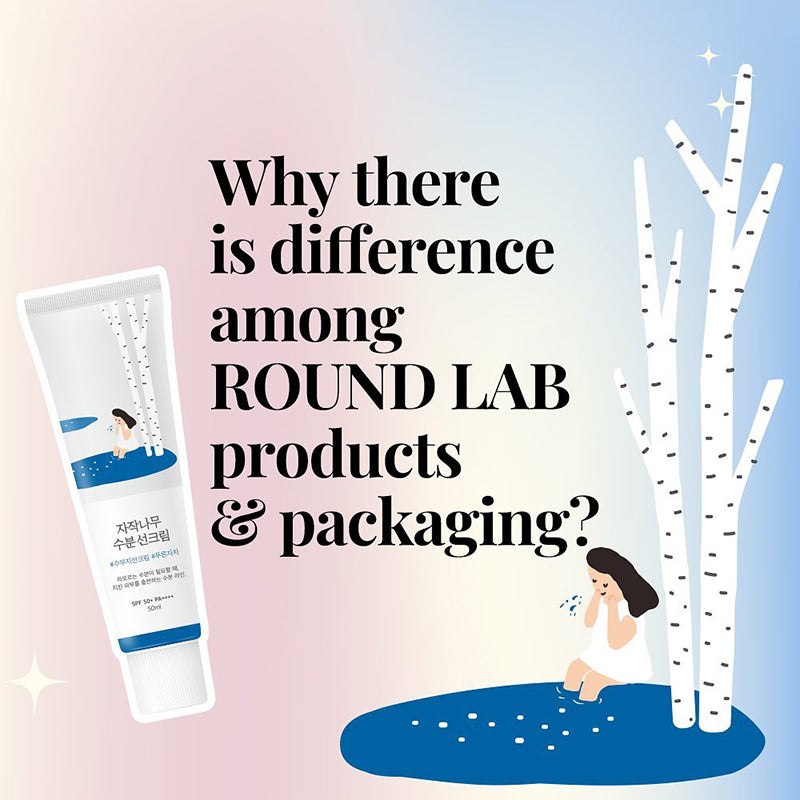 Round Lab Birch Juice Moisturizing Sun Cream SPF50+ 50ml - why Round Lab products differ - Korean skincare from 2M Beauty
