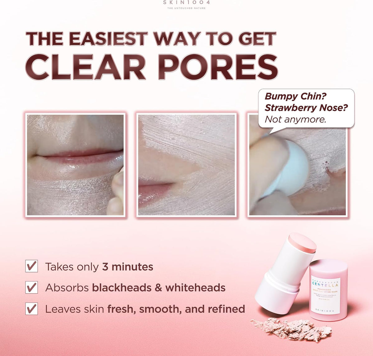 SKIN1004 Poremizing Quick Clay Stick Mask 27gm