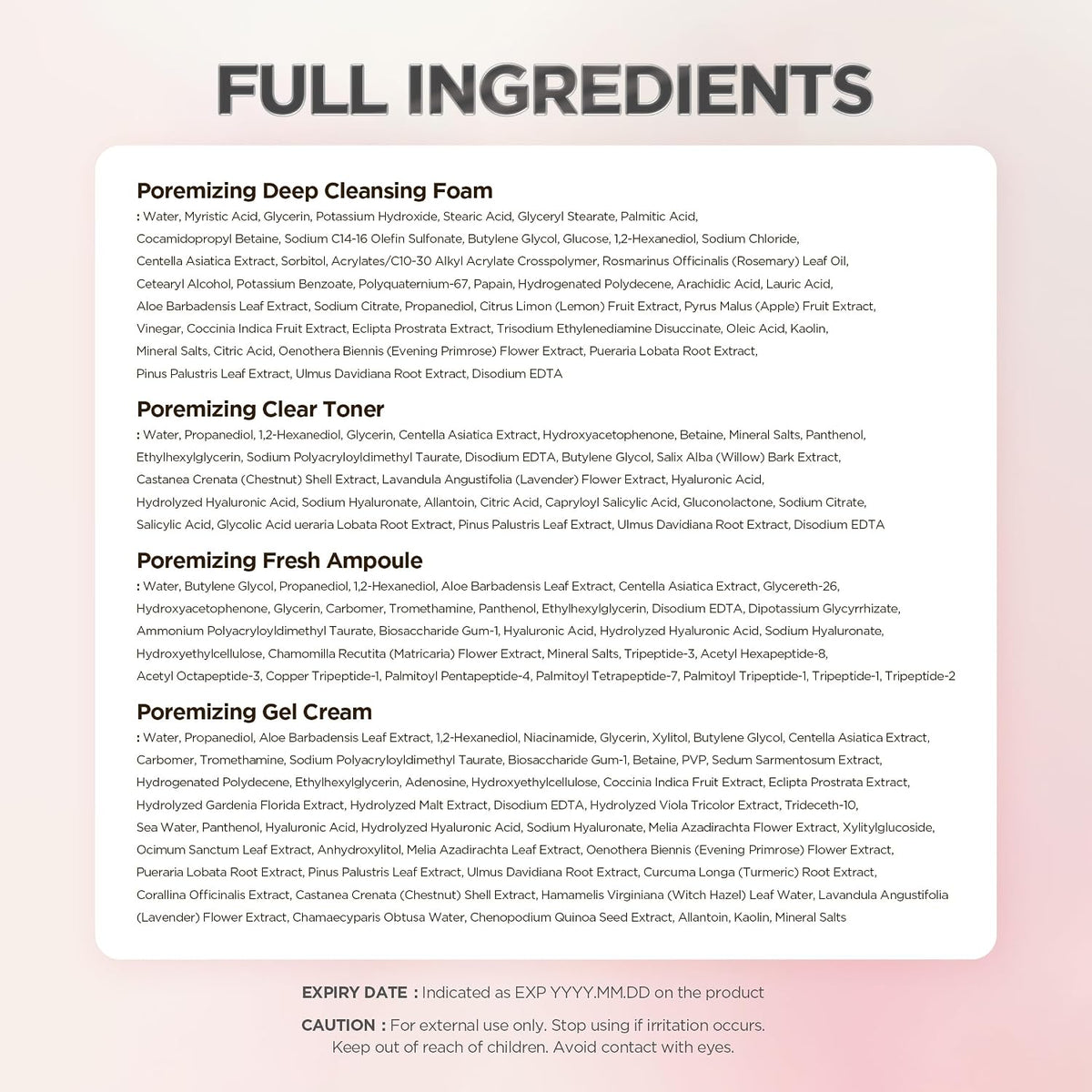 SKIN1004 Pore Tightening Travel Kit